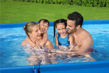 Portable swimming pool for kids and adults, easy setup outdoor design with spacious and stable structure