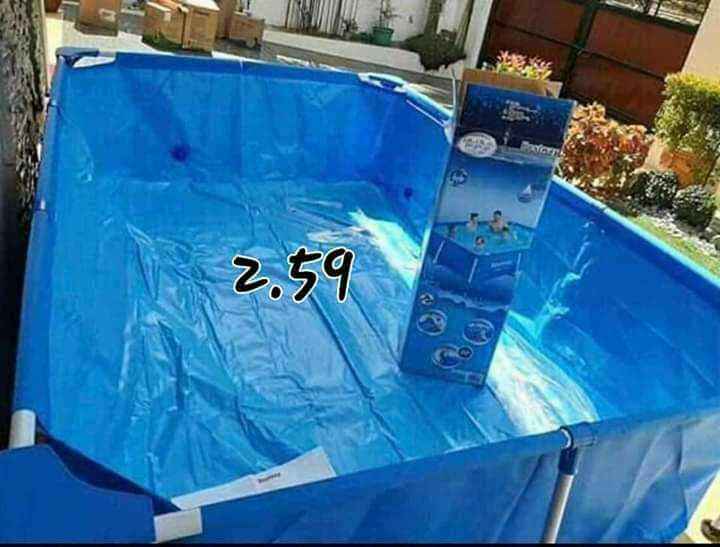 Family swimming pool designed for outdoor use, durable build with comfortable space for summer relaxation time