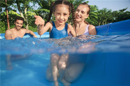 Large swimming pool for outdoor use, family friendly design with durable build for long lasting use