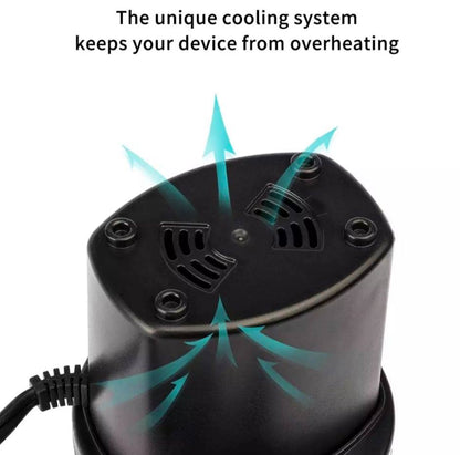 Electric air pump portable design with strong airflow for efficient inflation tasks
