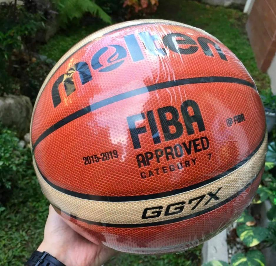 Basketball ball for indoor and outdoor play, durable material with strong grip surface for training and game use