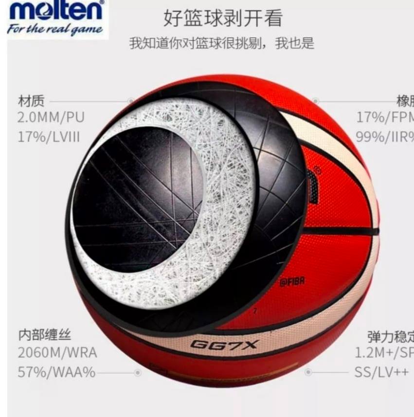 Durable basketball designed for indoor and outdoor use, strong grip texture for improved control during games